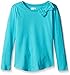 Crazy 8 Girls' Aqua Bow Top