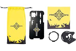 Phone Skope Complete Digiscoping Kit, Compatible with iPhones or Samsung, Includes PhoneCase + Eyepiece Adapter + Lens Cloth