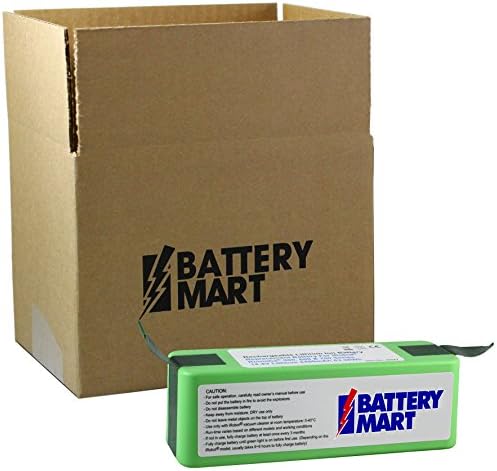 BatteryMart Replacement Lithium Roomba Battery For iRobot Roomba 500, 600, 700, 800 Series and Scooba 450, 4400mAh