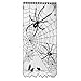 Heritage Lace Tangled Web 38-Inch Wide by 84-Inch Drop Scenic Panel, Black