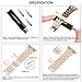 Goton Jewelry Band Compatible with Apple Watch Band 40mm 38mm, Women Luxury Diamond Bling Crystal Stainless Steel Metal Replacement Strap for iWatch Band Series 4 3 2 1 (Rose Gold - 40/38mm)
