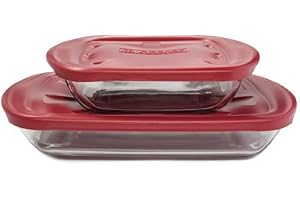 Anchor Hocking 4 Pc. Glass Bakeware Set 91036