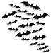 Antner 36pcs Halloween 3D Bats Decorations Bats Wall Sticker Realistic Scary Black Bats Wall Decal Halloween Party Supplies Halloween Eve Decor Sticker for DIY Home Window Indoor Decor