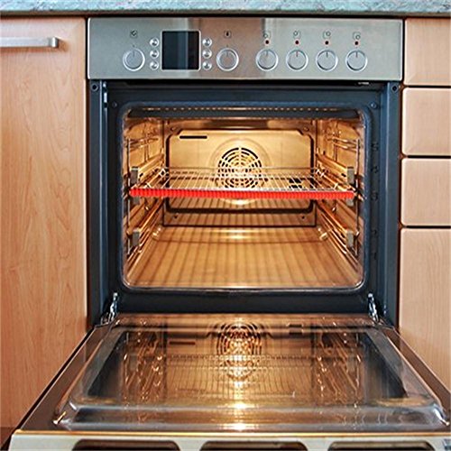 Smartcoco 2pcs Oven Rack Protectors Heat Resistant Silicone Protect Against Burns and Scars when Baking and Broiling - Thumbnail 5