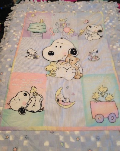 snoopy baby blanket
