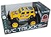 Lutema Cosmic Rocket 4CH Remote Control Truck, Yellow