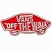Vans off the Wall SKATEBOARD RED IRON ON PATCHES # WITH FREE GIFT