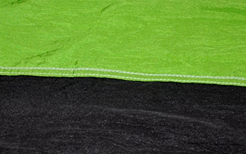 CUTEQUEEN TRADING Double Nest Ultralight Portable Outfitters Parachute Nylon Fabric Hammock For Travel Camping,Backpacking,Kayaking,Color: black/Fruit Green