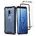 Spigen Hybrid 360 Designed for Samsung Galaxy S9 Plus Case (2018) Glass Screen Protector Included - Deep Sea Blue