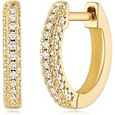 MYEARS Women Huggie Earrings Gold Hoop 14K Gold Filled Small Simple Hypoallergenic Everyday Jewelry
