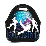 Fort-nite Season 5 Lunch Tote Bag Insulated Large Capacity Portable Picnic Lunch Box Thermal Food Container for Womens Boys Girls and Mens