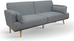 Astan Hogar Sofá Cama 3 Plazas, Tapizado Tela, Modelo Axel AH-AR40600GR