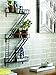 Design Ideas 3 Tier Novelty Fire Escape Steel Shelf for Storage in Bathroom, Kitchen, and Bedroom