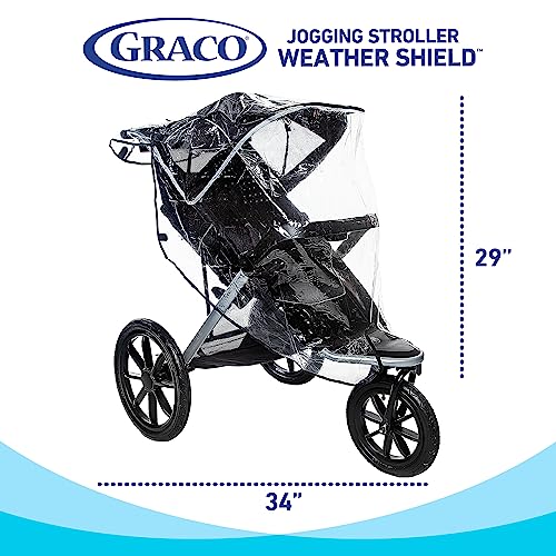 Graco Travel System Weather Shield, Baby Rain Cover, Universal Size to fit  Most Travel Systems, Waterproof, Wi