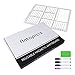 Antaprcis Smart Planner's Weekly-Daily Magnetic Event Calendar Kitchen Refrigerator Set Kitchen Board with 4 Markers 1 Dry Erase 11.7