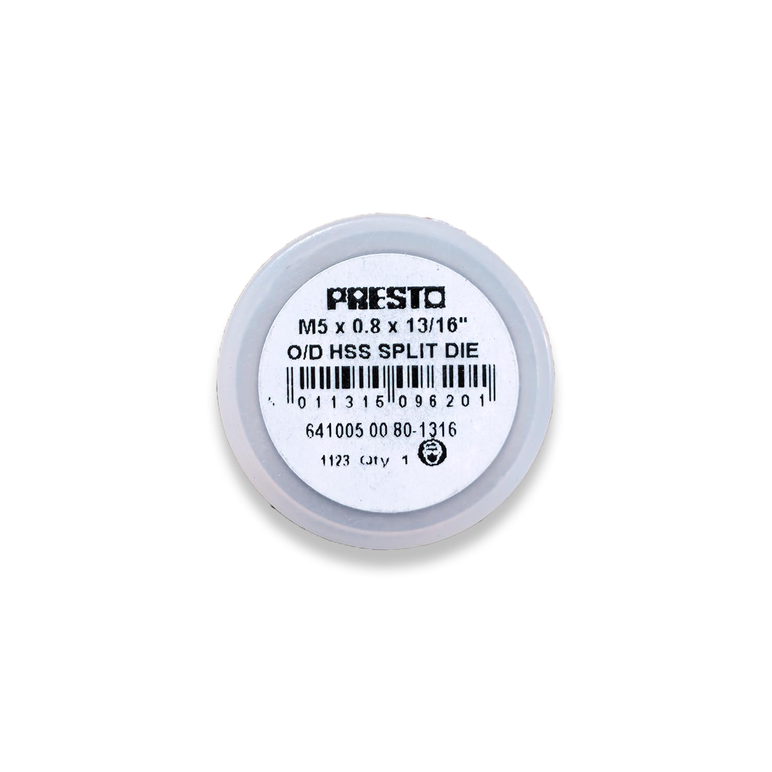 Presto 641005.00.80-1316 Metric Coarse HSS Circular Adjustable Split Die