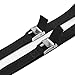 2X Lashing Straps Quick Release Buckle Backpacking Luggage Strap for Roof-top Tie Down Mounted Cargo (3.2'x1')