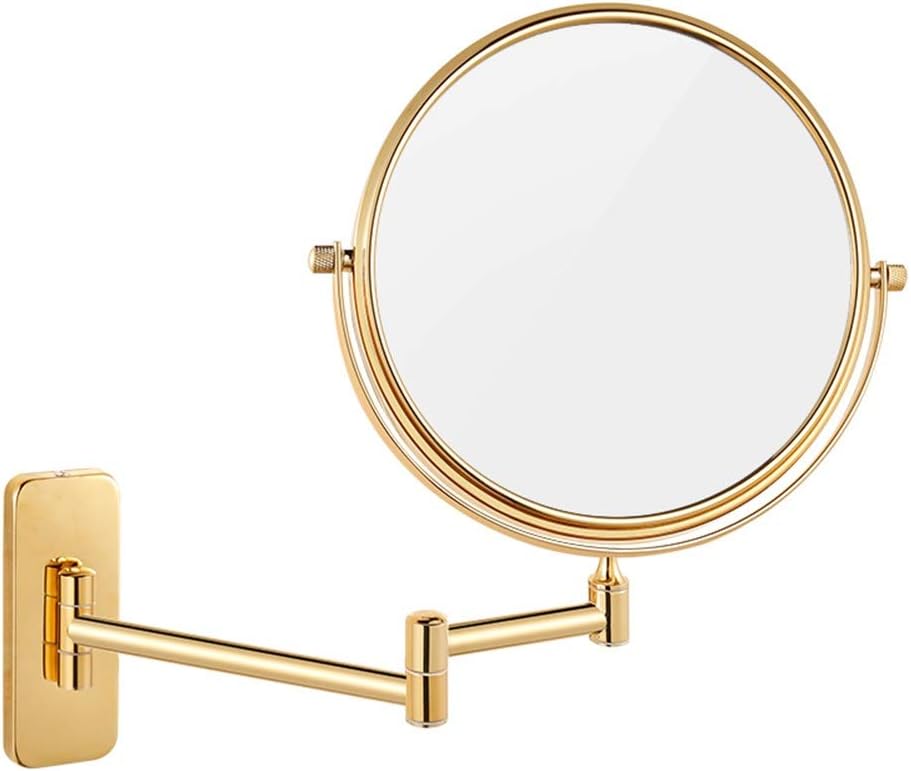 FENDOUBA Wall Mounted Mirror, 3X Magnification Bathroom Shaving Mirror