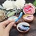 48 PCs Curved Noodle Tube Porcelain Beads for Jewelry Making for Adults – Floral Noodle Beads Handmade 45 mm Long Tube Bead Pack Vintage Craft Beads