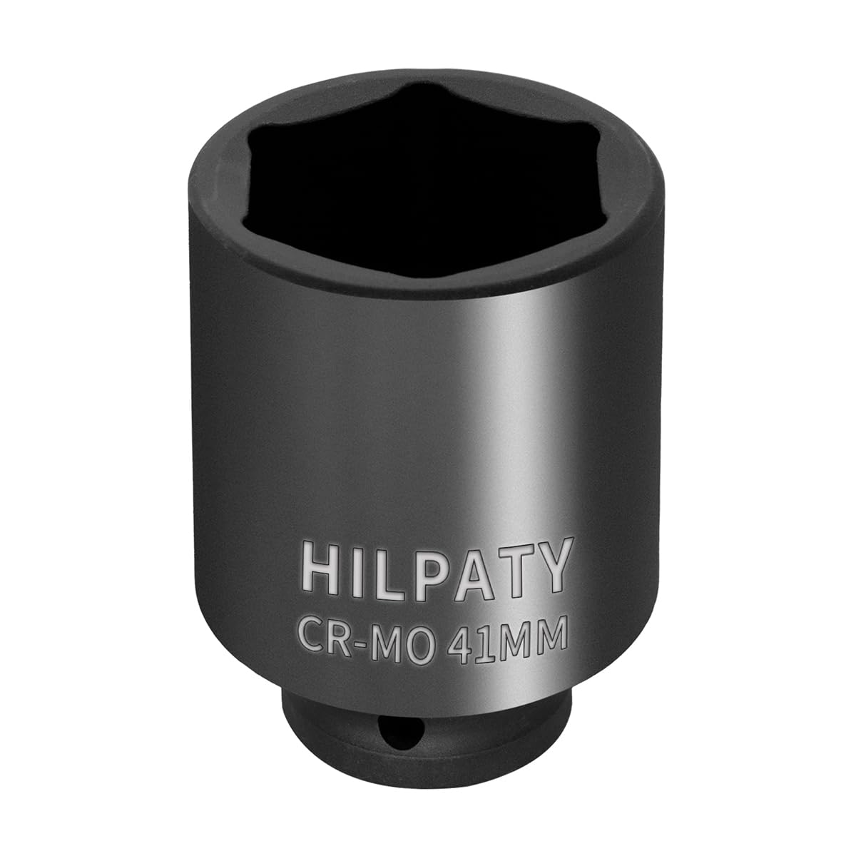 Hlipaty Impact Socket 41mm, 1/2" Square Drive 6 Point Cr-Mo Deep Socket, 78mm Length — image 1