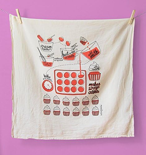 Cupcake Recipe Kitchen Towel