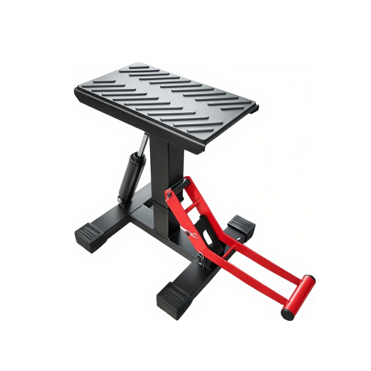 Photo 1 of EVYLNORRS Dirt Bike Stand Motorcycle Jack Lift Stand 440lb Hydraulic Lift Adjustable Lifting Hoist Table for Repair Dirt Bike Accessories for Garage & Shop