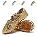 FANTINY PU Ballet Slippers for Girls Classic Split-Sole Dance Gymnastics Yoga Shoes (Toddler/Little Kid/Big Kid)