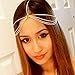 A&C Boho Layered Headchain Vintage Gold Headpiece Gypay Headbands Hair Accessories for Womne and Girls