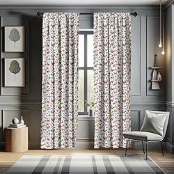 Ambesonne Mexican Window Curtains, Traditional