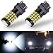ANTLINE Newest 3157 LED Bulb White (2 Pack), 9-30V Super Bright 1600 Lumens 3156 3057 3056 4057 52-SMD LED Lamps with Projector for Replacement, Work as Back up Reverse Brake Tail Turn Signal Lights