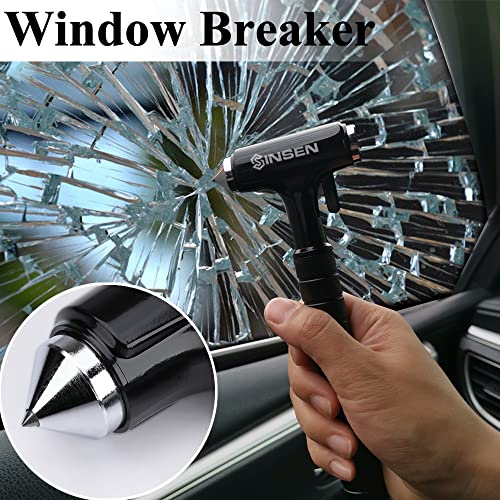 SINSEN Automotive Escape Tool, Window Breaker Seatbelt Cutter, Car