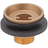 Urinal Spud, 1 1/4 x 3/4", Brass/Rubber