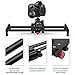 Zecti 15.7'' Adjustable Carbon Fiber Camera Slider Track Dolly Sliders Rail System and Video Shot Follow Focus Shot Panoramic Shooting