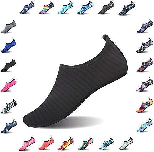 QLEYO Water Shoes Quick Dry Shoes for Men and Women Barefoot Skin Shoes Beach Water Shoes for Swim Yoga surf VDSX003-U1-45/46