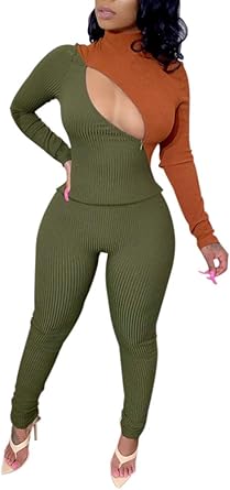 ribbed tracksuit set