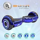 NHT Electric Smart Self Balancing Scooter Hoverboard LED Wheels Side Lights- UL2272 Certified