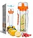 AquaFrut 32oz Fruit Infuser Water Bottle (Orange) primary