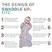 Love To Dream Swaddle UP Lite, Ice Green, Medium, 13-18.5 lbs., Dramatically better sleep, Allow baby to sleep in their preferred arms up position for self-soothing, snug fit calms startle reflex