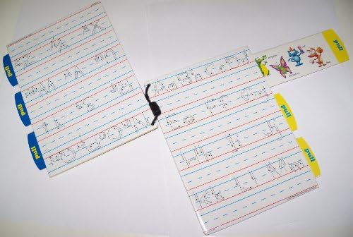 The Smart Dudes Magic Dry Eraser Learning Book ~ Letters (2 Magic Cards, 1 Dry Erase Marker; 5.5" x 7")