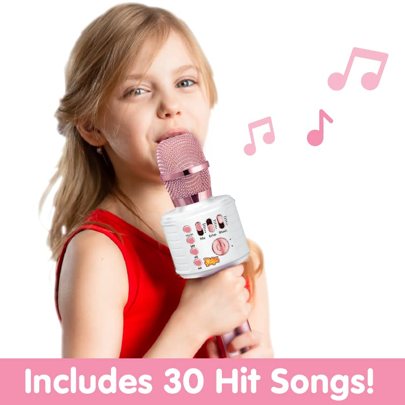 Motown Magic, Bluetooth Karaoke Microphone Includes 30 Famous Songs