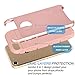 iPhone 7 Case, Tekcoo™ [TDuke Series] iPhone 7 (4.7 INCH) Protective Case Shock Absorbing Hard Hybrid Defender Glossy Cover [Scratch Proof] Plastic Shell + TPU Rubber Inner [Rose Gold]