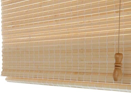 Amazon Com Jcnfa Roller Shades Bedroom Roller Blind Windows Bamboo Blinds 85cm 105cm 115cm Wide Color Bamboo Size W 105h 280cm Home Kitchen
