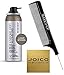 Joico TINT SHOT Root Concealer, Bio-Advanced Peptide Complex (with Sleek Steel Pin Tail Comb) (Light Brown, 2 oz)