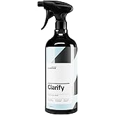 CARPRO Clarify Streak Free Car Window Cleaner Removes Oils, Fingerprints & Dirt - Safe to Use on Ceramic Coatings, Interior and Exterior Glass - Liter (34oz)