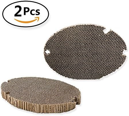 AMOMI PET Kitty Scratch Pads Multifunctional Cat Scratcher Toys with Free Bonus Healthy Catnips