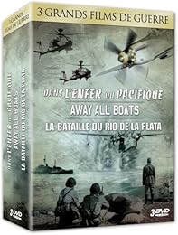 3 Grands Films De Guerre - Coffret N° 2 : Dans L'enfer Du Pacifique + Away All Boats + La Bataille Du Rio De La Plata - Pack