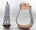 Pro Rider Western Show Horse Aluminum Engraved Stirrups w/Turquoise Crystals Bling 5174thumb 2