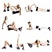 Reehut Foam Roller - (6$ Round) Firm High Density Muscle Rollers with Free User E-Book