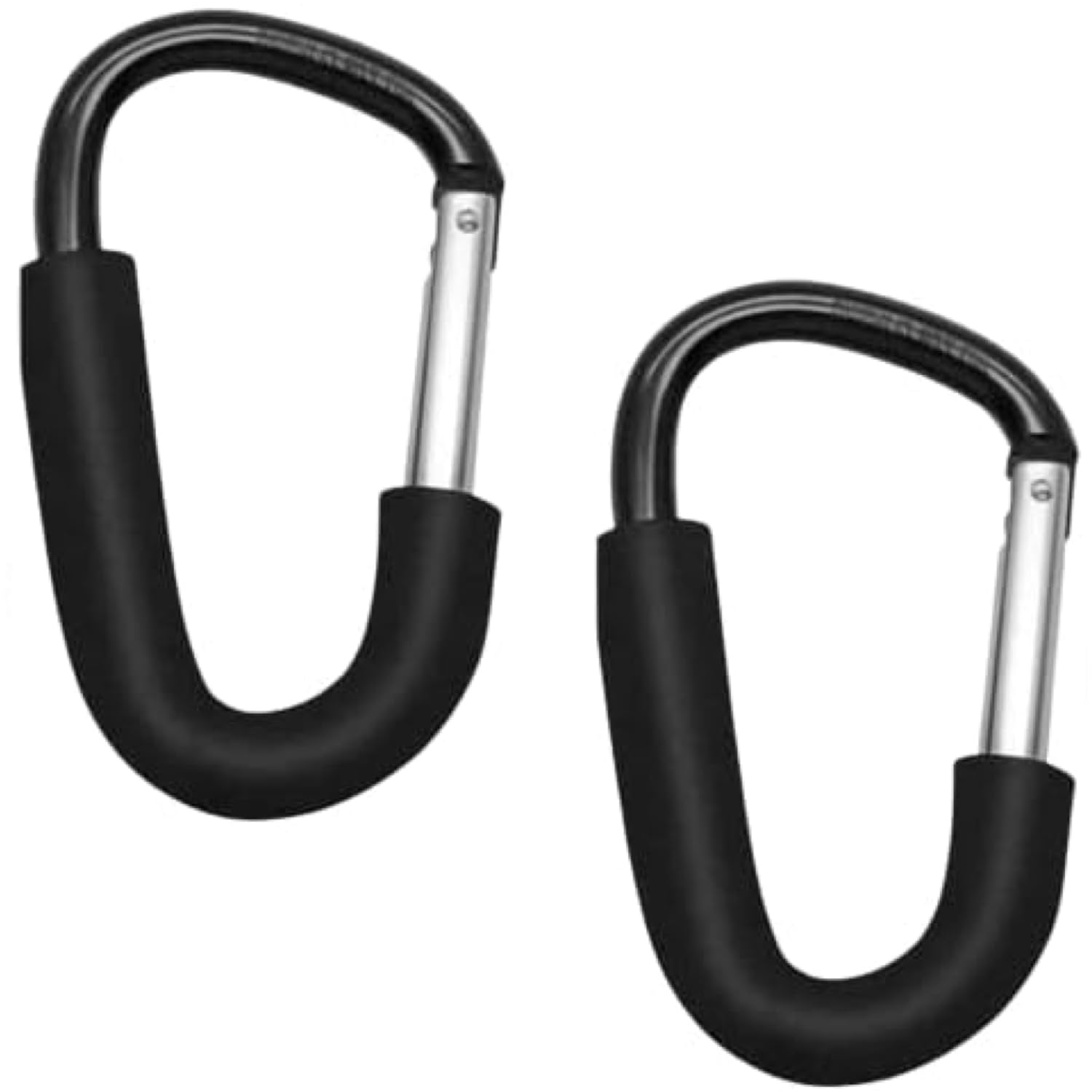 Buggy Clips x2 Heavy Duty Pram Clips - Ideal Stroller Hooks for Baby Pushchair Shopping and Changing Bags