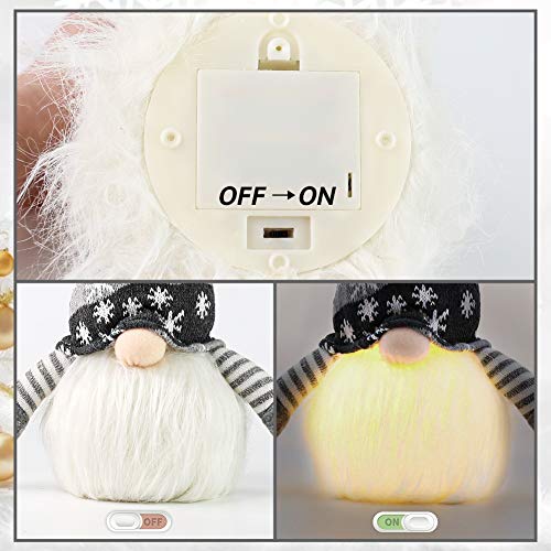 1Tomte Swedish Plush Santa Gnome, Handmade Scandinavian Tomte Santa Scandinavian Gnome Plush Heart for Christmas Santa Decoration Table Decor